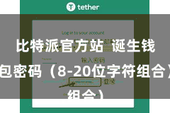 比特派官方站 诞生钱包密码(8-20位字符组合)