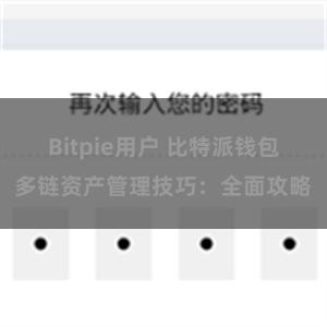 Bitpie用户 比特派钱包多链资产管理技巧：全面攻略