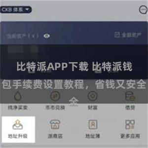 比特派APP下载 比特派钱包手续费设置教程，省钱又安全