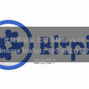 比特派轻量 比特派钱包 vs Coinbase Wallet：哪个更适合您？